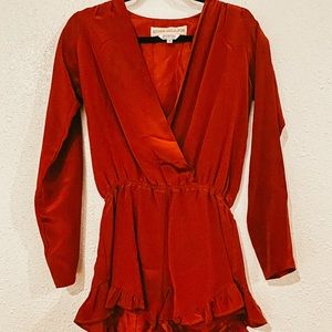 stone cold fox silk jumpsuit